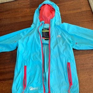 Trespass girls rain jacket size 9
